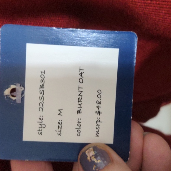 Stitchcount Women's Red Long Sleeve Open Sweater. Size M NWT - Picture 3 of 7